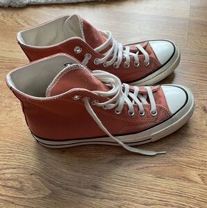 Converse Chuck 70 high top sneakers in brushed brass/egret size 7